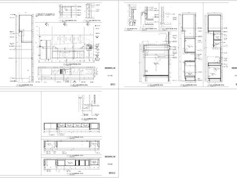  茶水间橱柜大样图 