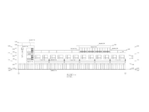  大型仿古建筑的建筑cad施工图 
