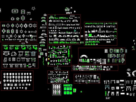  室内cad超全图库 