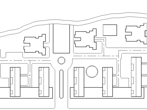  建筑妖体环境CAD平面图 