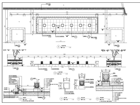  特色水景cad大样图 