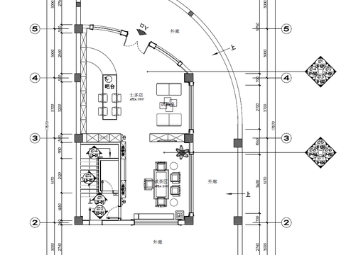  私宅平面布置CAD施工图 