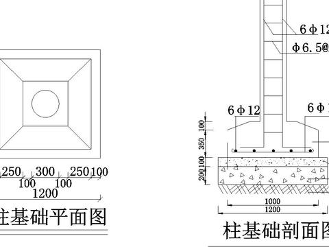  涼亭cad施工圖 