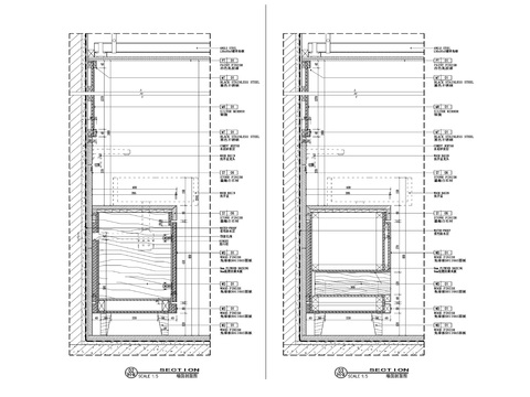  卫生间台上盆洗手台节点大样 