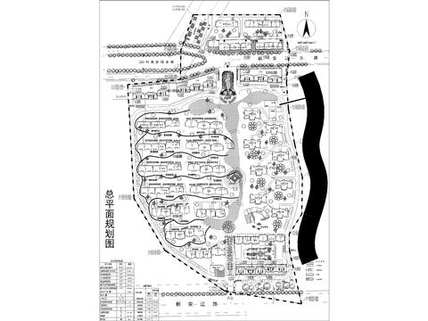  居住區(qū)CAD施工圖 