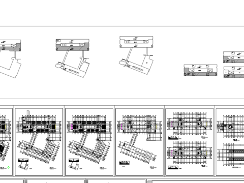  华中农业大学人文馆社科楼cad施工图 