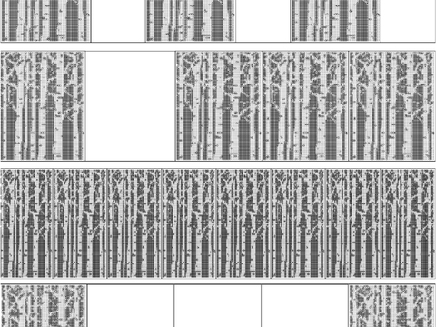  树状冲孔板cad图库 