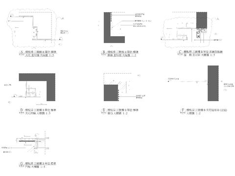  样板房常用cad大样图 
