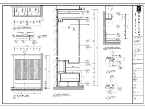  睡房衣柜大样图 