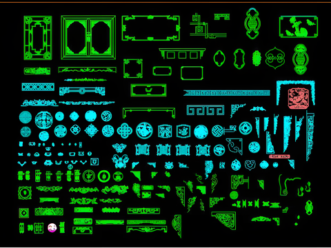  整木深化CAD图库 