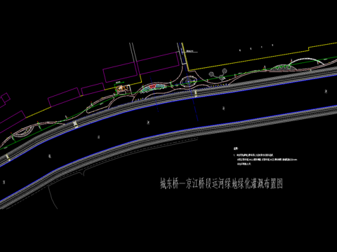  绿地灌溉cad图库 