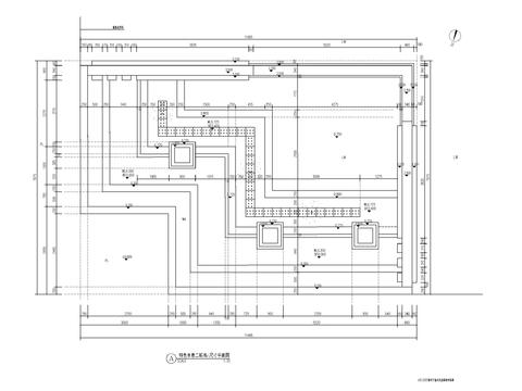  现代镜面水景cad大样图 