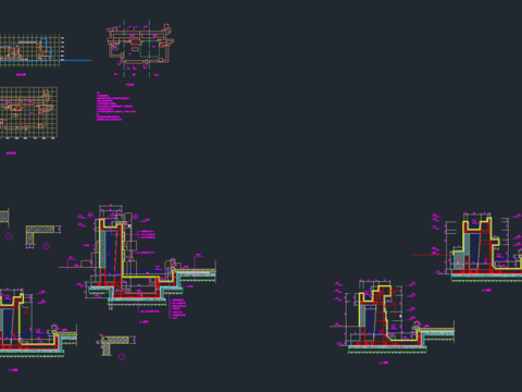  12-跌水池CAD施工图 