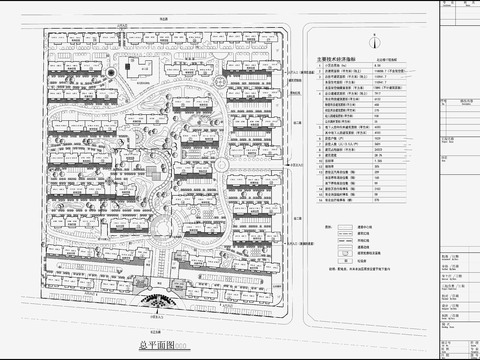  小區(qū)規(guī)劃景觀CAD施工圖 