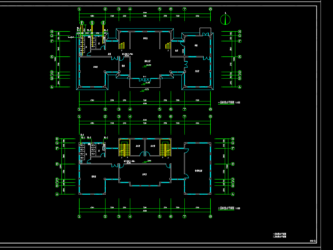  集中居住区党群服务用房给排水cad施工图 