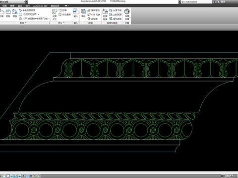  室内常用饰线cad图块 