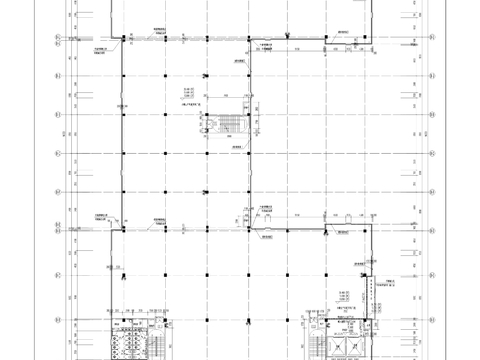  工業(yè)園區(qū)小微創(chuàng)業(yè)園建設(shè)工程cad施工圖 
