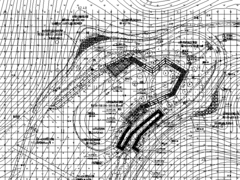 溢香园平面CAD施工图 