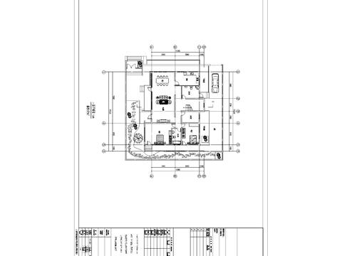  中式別墅CAD施工圖 