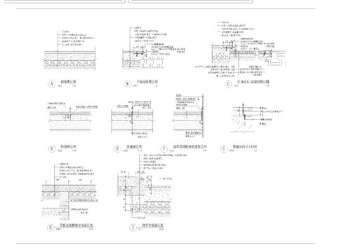 铺装标准节点大样图 
