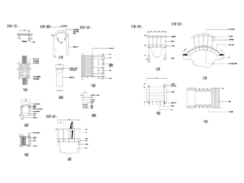  9步行桥cad大样图 