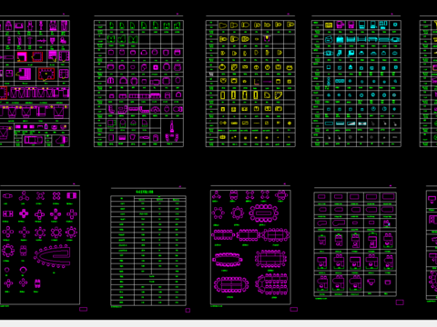  室内装修cad图库 