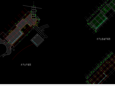  水平台cad平面图 
