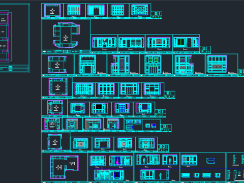  整木定制柜子全套设计方案 