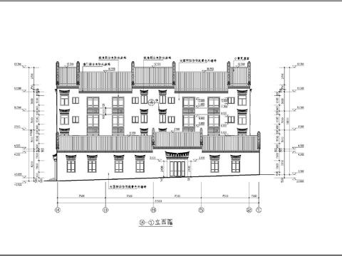  古建筑 寺庙古建筑 寺院cad施工图 