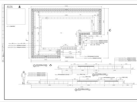  特色区域种植池CAD施工图 