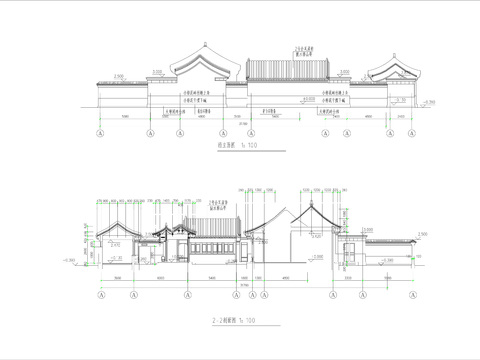  14.四合院建筑設(shè)計CAD施工圖 
