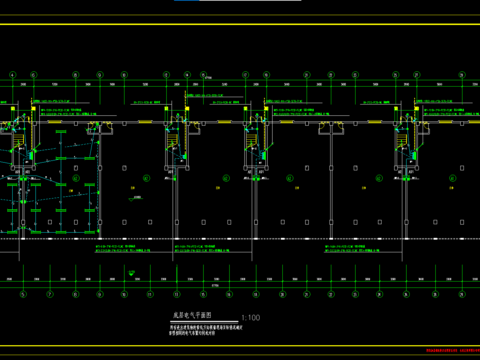  住宅楼电气CAD施工图 
