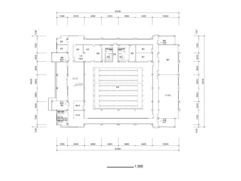 体育馆cad施工图 