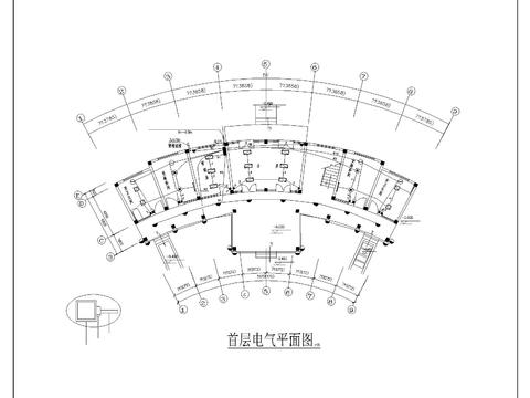  系統(tǒng)單體水電竣工圖cad施工圖 