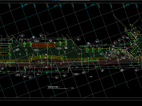  公园园林cad施工图 