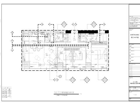  万科通州大都会滨江样板间CAD施工图 