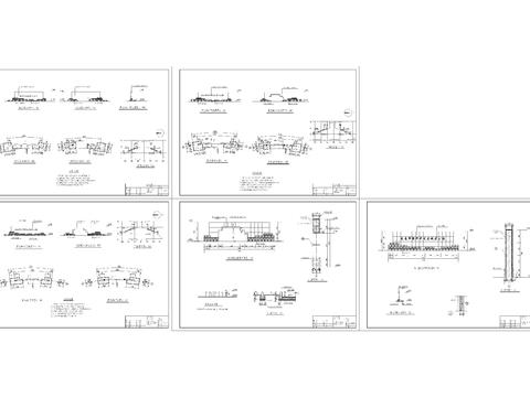  标志墙CAD节点大样 