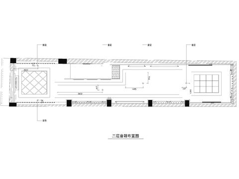  店铺电气cad施工图 