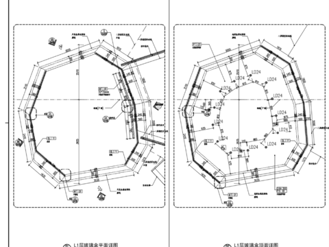  玻璃房cad节点详图 