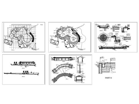  度假村游泳池节点大样 