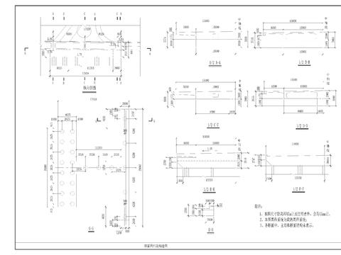  塔梁固结段构造节点大样 