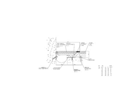  地坪变形缝cad大样图 