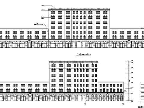  2南京西路主要老建筑CAD施工图 