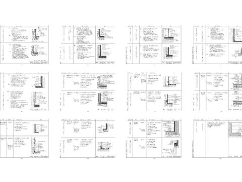 墙地连接处节点 