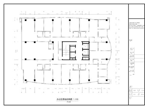  某簡(jiǎn)歐風(fēng)格辦公樓cad施工圖 