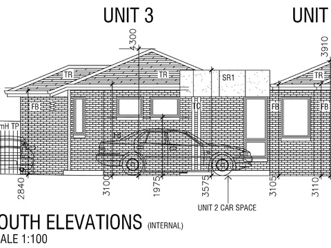  国外别墅设计cad平面图 