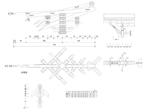  清式斗拱做法cad大样图 