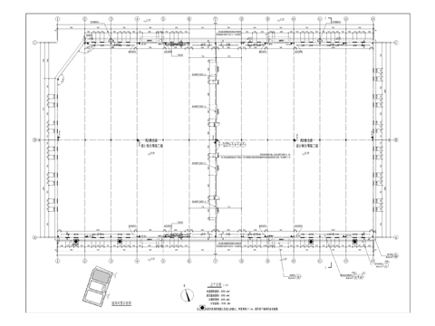  板溪烟叶中转仓库项目CAD施工图 
