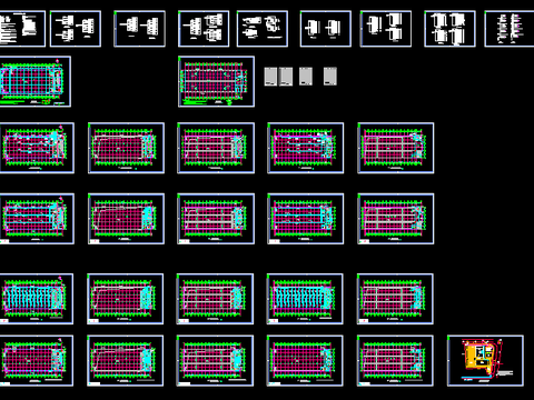  厂房电气CAD施工图 