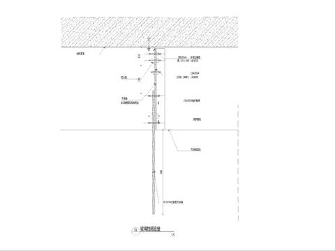  电动、玻璃挡烟垂壁节点大样 